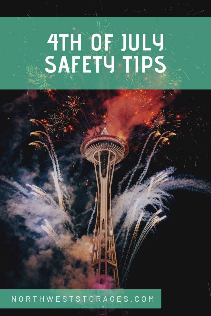 A poster that says 4th of july safety tips